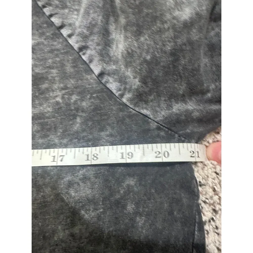 Social Collision Mineral Wash Slashed Laddered Sleeve T-Shirt Mall Goth Grunge S - Picture 5 of 7